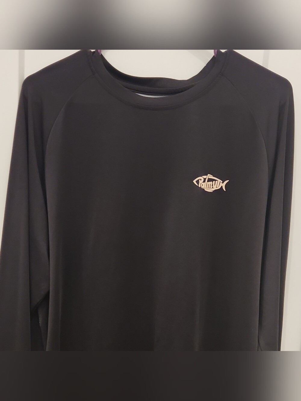Palmyth Men's Black Long-Sleeve Swim Shirt